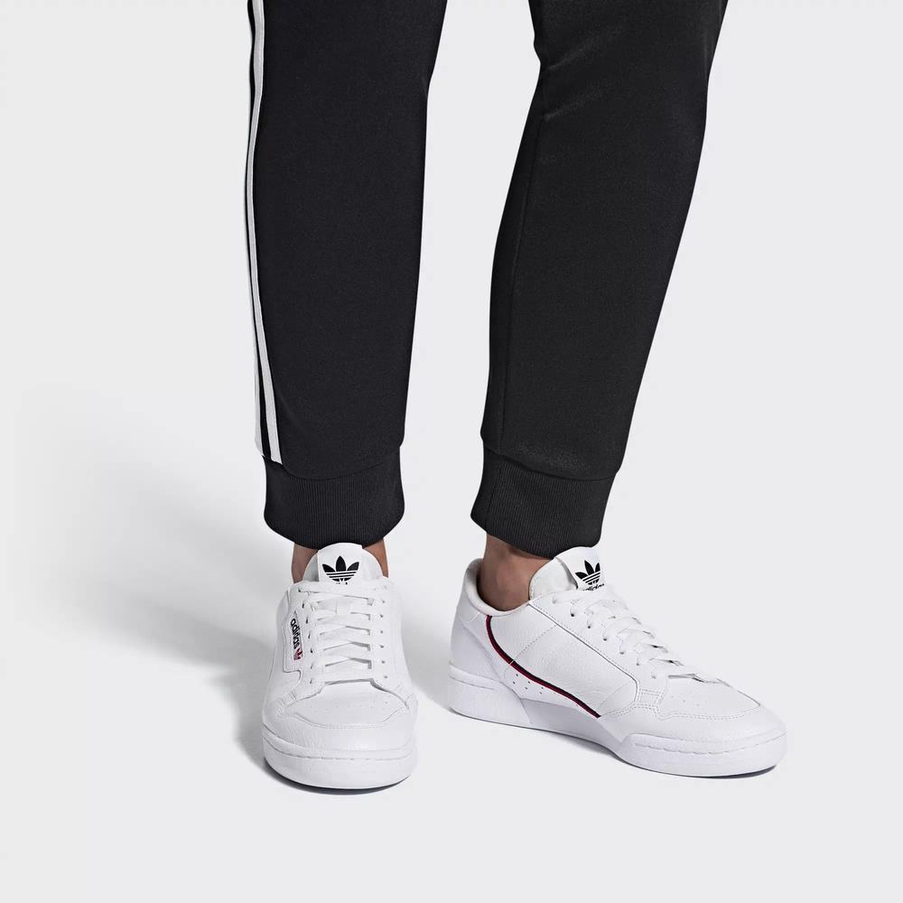 Adidas Continental 80 Tenis Blancos Para Mujer (MX-13434)